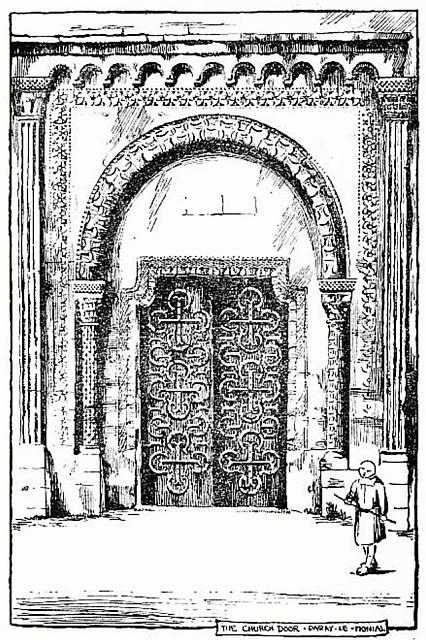 Paray-le-Monial; North Door of the Church