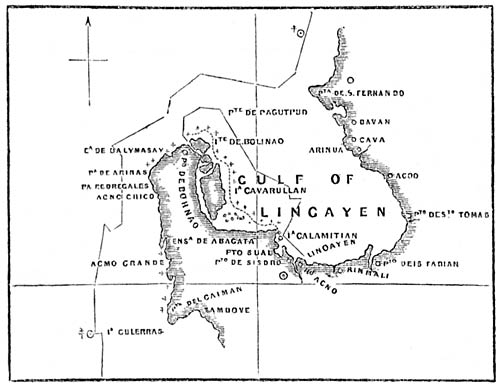 Chart of Port of Sual.