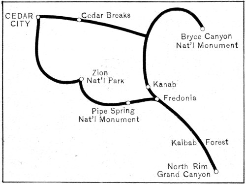 Roads mentioned in tour itineraries