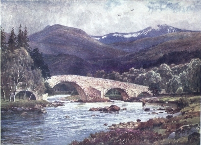 OLD MAR BRIDGE AND LOCHNAGAR, ABERDEENSHIRE