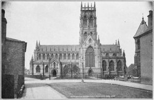 CHURCH OF ST. GEORGE, DONCASTER, YORKS, ENGLAND,
EXTERIOR.