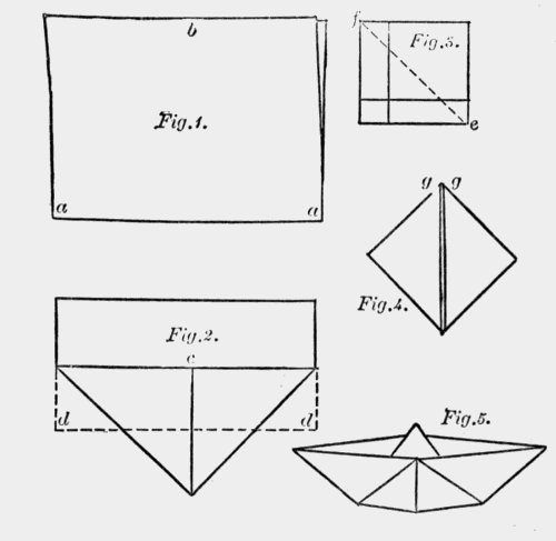 steps to
make a paper boat