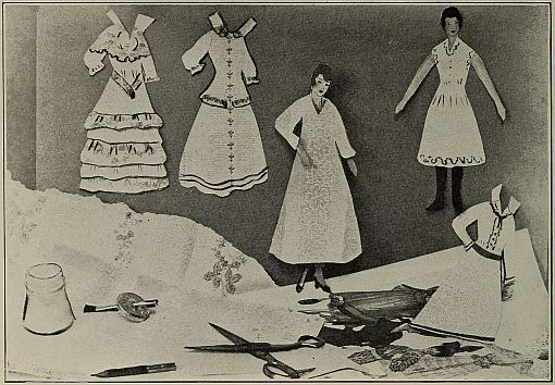 photograph2 paperdolls many dresses, scissors