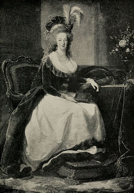 Marie-Antoinette dreseed down