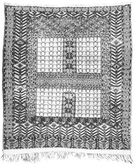 TEKKE BOKHARA PRAYER RUG.