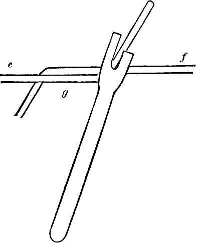 two wires and splicing tool