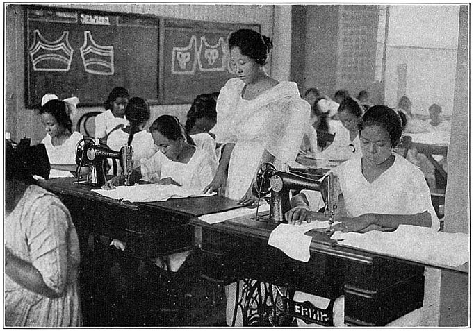 Girls Embroidery, Paco Intermediate School, Manila