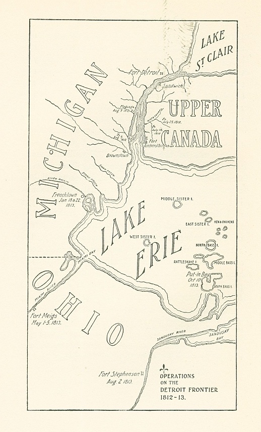 OPERATIONS ON THE DETROIT FRONTIER 1812-13.