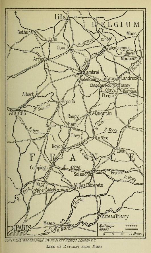 Line of Retreat from Mons