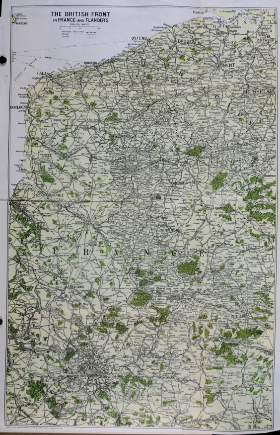 THE BRITISH FRONT in FRANCE and FLANDERS