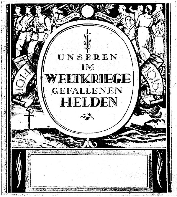 Gedenkblatt