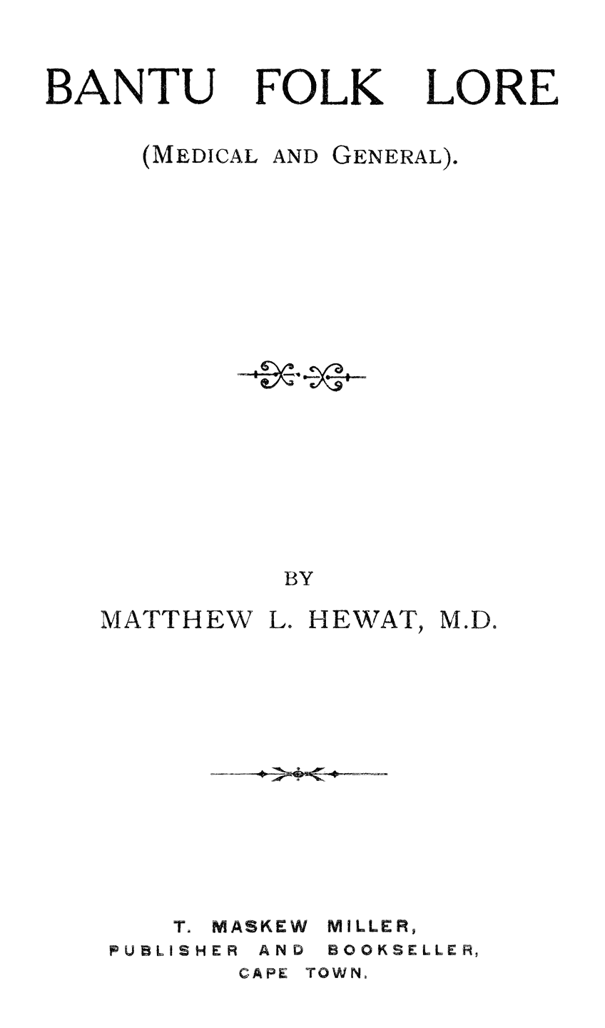 Original Title Page.