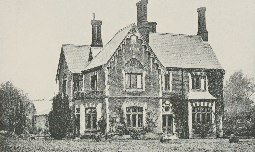 THE RECTORY, SWARDESTON, WHERE NURSE CAVELL WAS BORN.