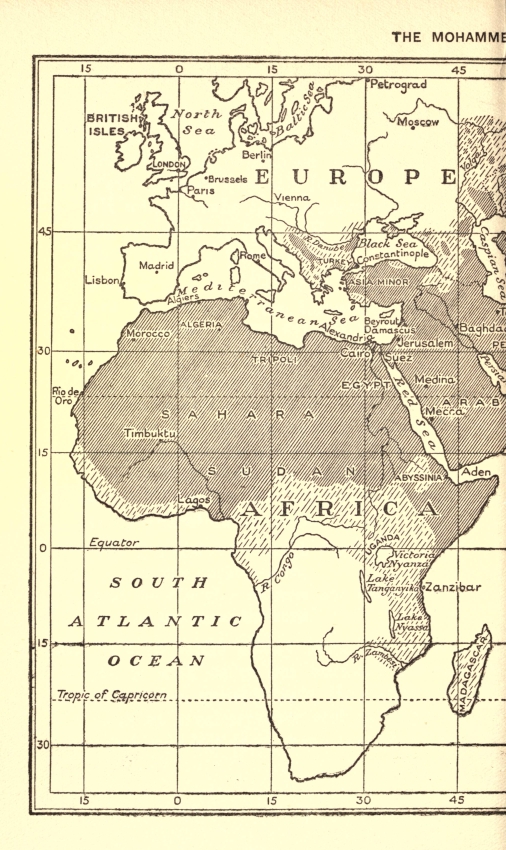 THE MOHAMMEDAN WORLD TODAY - left half