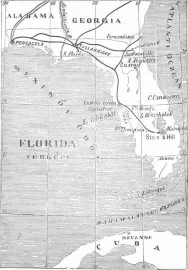 FLORIDA TÉRKÉPE.