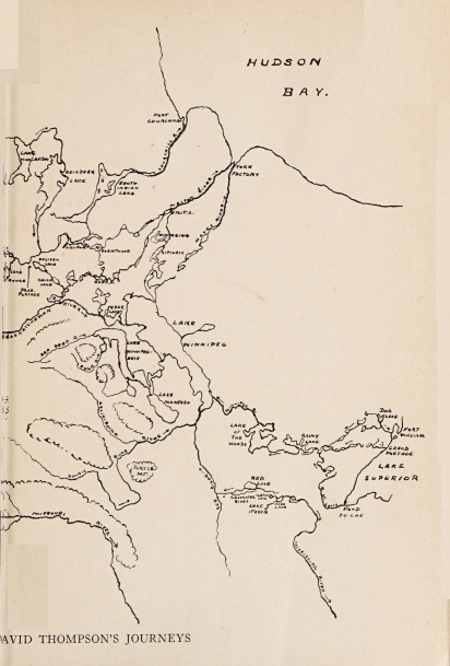 DAVID THOMPSON'S JOURNEYS (right half)