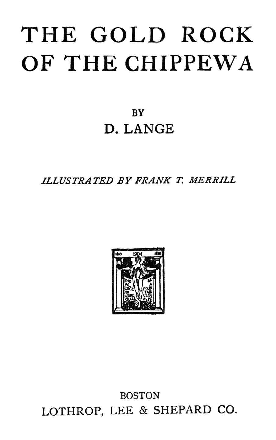 Original Title Page.