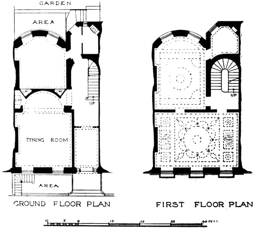 GROUND FLOOR PLAN FIRST FLOOR PLAN