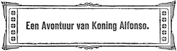 Een Avontuur van Koning Alfonso.