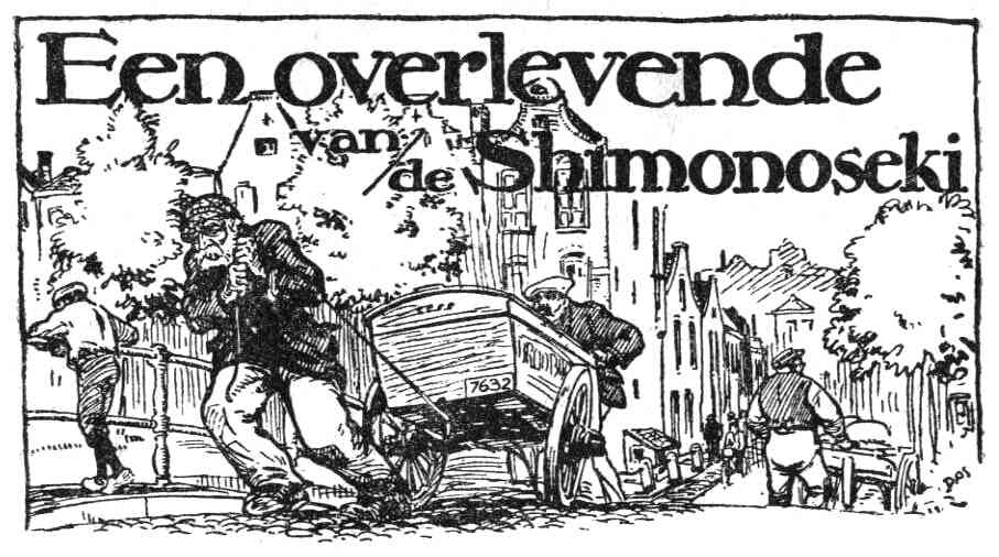 [Illustratie: Een overlevende van/de Shimonoseki]