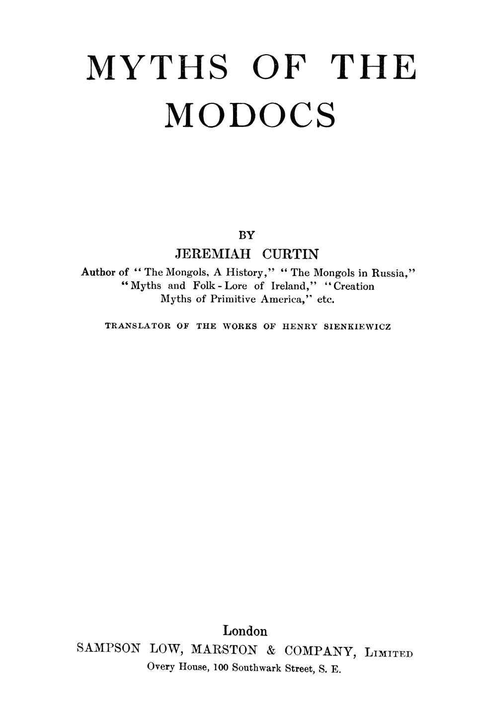 Original Title Page.