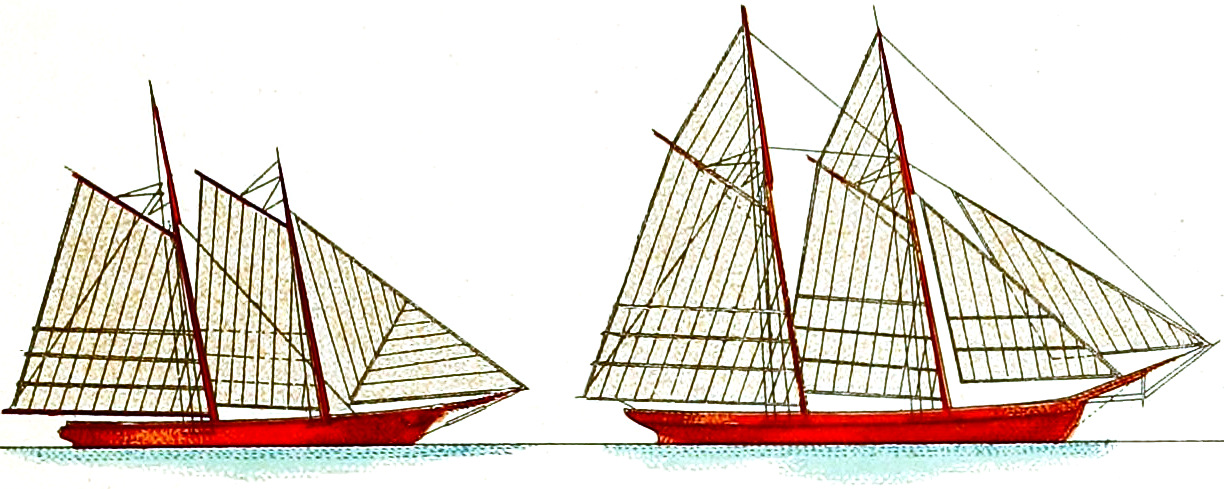 Netherlands, Schooner Rig