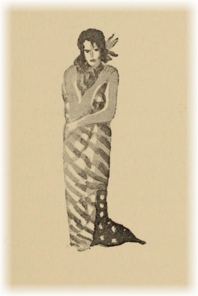 girl wrapped in a flag