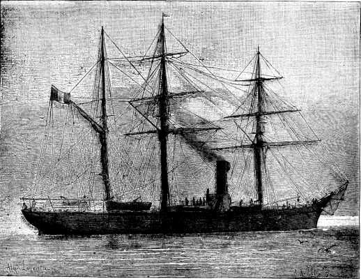 THE FRENCH SCIENTIFIC STEAMER TALISMAN.